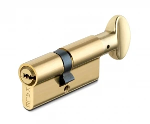 Цилиндровый механизм с вертушкой 164 BM/80 (30+10+40) mm латунь 5 кл.