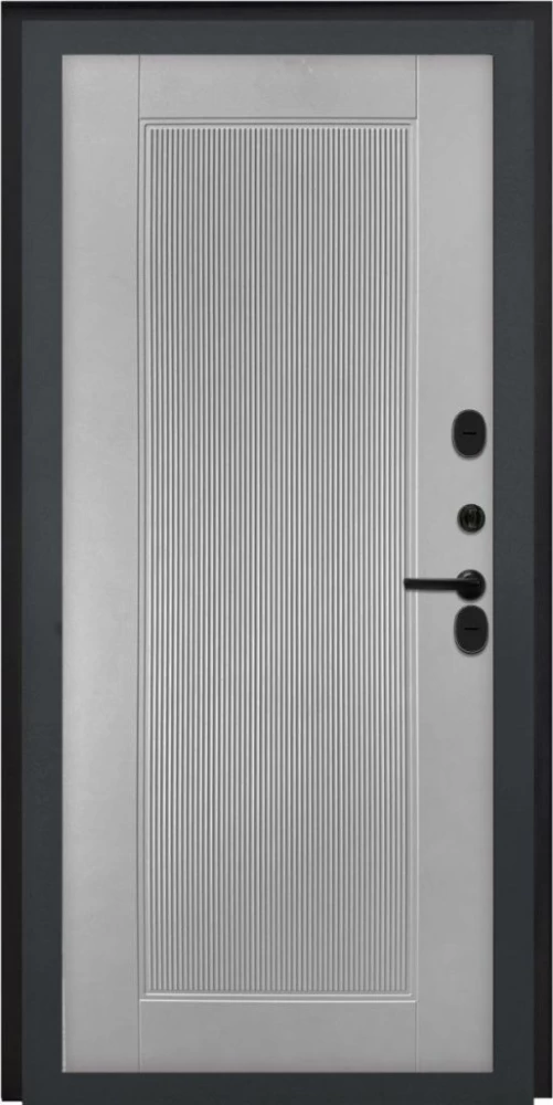 Входная дверь ДвериПРО L-45 ПВХ 10мм Астрод Velutto Grigio DPRO195697 внутренняя сторона