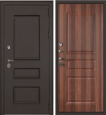 Дверь Аляска Терморазрыв 3К Статус Коньяк