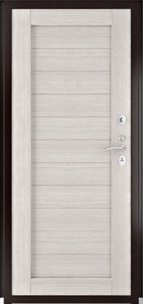 Входная дверь ДвериПРО Модель L-46 Экошпон СБ-3 (16мм, капучино) DPRO195938 внутренняя сторона