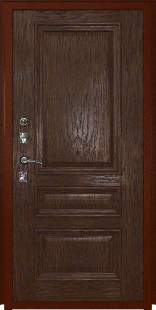 Входная дверь ДвериПРО L-3b Фараон-2 (16мм, мореный дуб) DPRO196881 внутренняя сторона